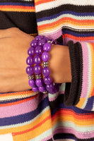 Coastal Coastin - Purple Bracelet Paparazzi