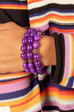 Coastal Coastin - Purple Bracelet Paparazzi