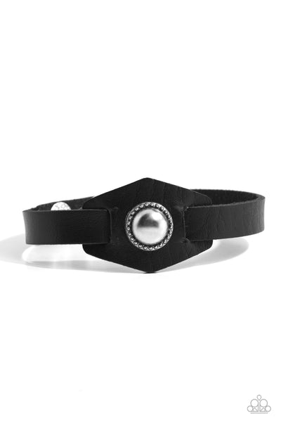 Bronx Bronco - Black Bracelet Paparazzi