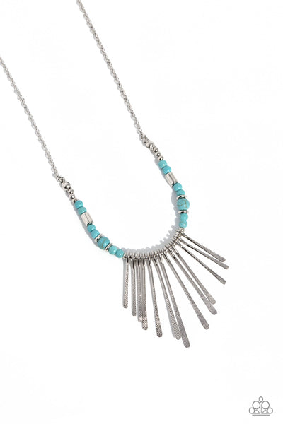CLAWS of Nature - Blue Necklace Paparazzi