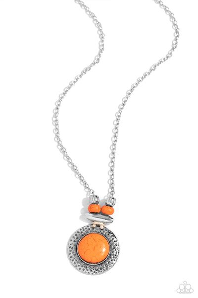 Archipelago Artisan - Orange Necklace Paparazzi