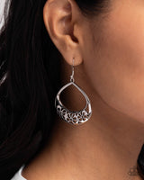 Island Ambrosia - Silver Earrings Paparazzi