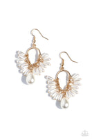 Ahoy There! - Gold Earrings Paparazzi