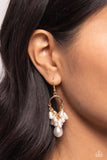 Ahoy There! - Gold Earrings Paparazzi