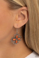 Badlands Ballad - Orange Earrings Paparazzi