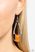 Adventure Story - Orange Earrings Paparazzi