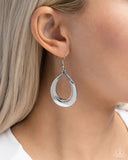 Inner Iridescence - White Earrings Paparazzi