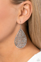 Fractured Fairytale - Silver Earrings Paparazzi