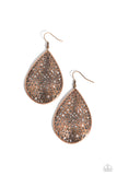 Fractured Fairytale - Copper Earrings Paparazzi