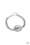 Hope and Faith - Silver Bracelet Paparazzi