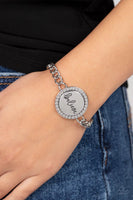 Hope and Faith - Silver Bracelet Paparazzi