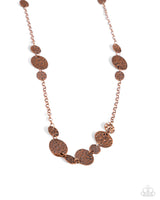 Elongated Elegance - Copper Necklace Paparazzi