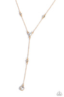 Lavish Lariat - Gold Necklace Paparazzi