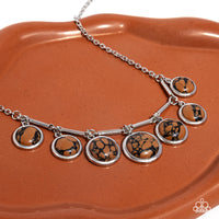 Rustic Recognition - Brown Necklace Paparazzi