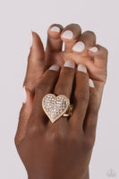 Sweet Serendipity - Gold Ring Paparazzi