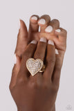 Sweet Serendipity - Gold Ring Paparazzi