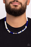 Beaded Bravery - Blue Necklace Paparazzi