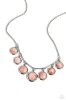 Rustic Recognition - Orange Necklace Paparazzi