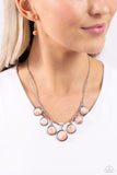 Rustic Recognition - Orange Necklace Paparazzi