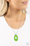 Airy Affection - Green Necklace Paparazzi