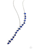 Diagonal Daydream - Blue Necklace Paparazzi