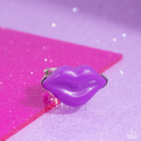 Lively Lips - Purple Ring Paparazzi