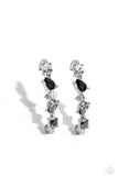 Trendy Twists - Black Post Earrings Paparazzi