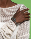 Sunflower Serenity - Black Bracelet Paparazzi