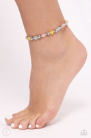 DEW or Die - Multi Colored Anklet Paparazzi