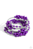 Compelling Clouds - Purple Bracelet Paparazzi