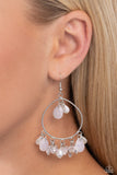 Elite Expression - White Earrings Paparazzi