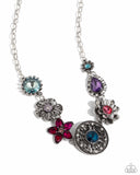 Giddy Gardens Multi-Colored Necklace Paparazzi