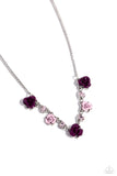 Strike a ROSE - Purple Necklace Paparazzi