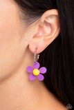 More FLOWER To You! - Purple Earrings Paparazzi