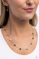 Narrow Novelty - Multi-Colored Necklace Paparazzi