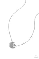 Low-Key Lunar - Silver Necklace Paparazzi