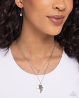 Birthstone Beauty - White (April) Necklace Paparazzi