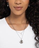 Birthstone Beauty - White (June) Necklace Paparazzi