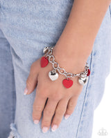 Whole Lotta Love - Red Heart Bracelet Paparazzi