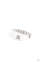 Monogram Memento - A - Silver Initial Ring Paparazzi