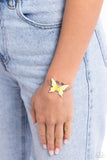 Aerial Adornment - Yellow Butterfly Bracelet