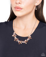 Serene Statement - Orange Necklace Paparazzi