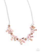 Serene Statement - Orange Necklace Paparazzi