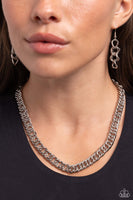 Industrial Ideology - Silver Necklace Paparazzi