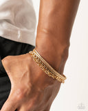 Chain Cabaret - Gold Bracelet Paparazzi