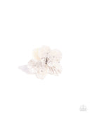 Petal Pact - White Floral Ring Paparazzi