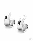 Curly Cadence - Silver Earrings Paparazzi