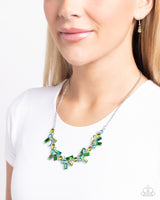 Serene Statement - Green Necklace Paparazzi