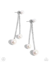 Give Us A PEARL! - White Pearl Earrings Paparazzi