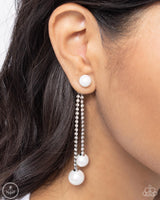 Give Us A PEARL! - White Pearl Earrings Paparazzi